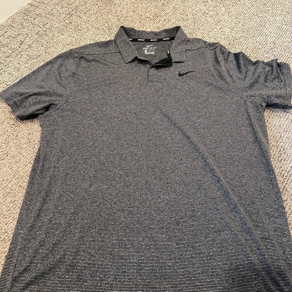 Nike Men's Black Polo Shirt